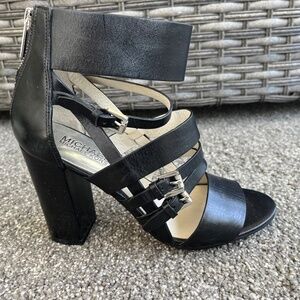 Michael Kors Black Leather Shoes